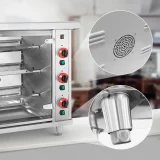 Plinska ražanj za do 15 pilića, 3 ražnja, propan-butan, 15 kW 6