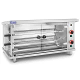 Plinska ražanj za do 10 pilića, 2 ražnja, propan-butan, 10 kW 2