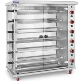 Plinska roštilj-vrtilica za do 30 pilića, 6 ražnjića, propan-butan, 30 kW 2