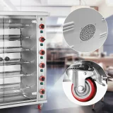 Plinska roštilj-vrtilica za do 30 pilića, 6 ražnjića, propan-butan, 30 kW 6
