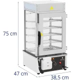 Aburitor pentru găluște, 5 rafturi, 30–110 °C, 37 L, 1250 W 8