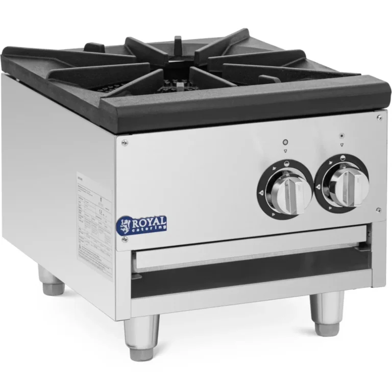 Ipari gáztűzhely, 2 égő, 1 főzőzóna, 14 kW