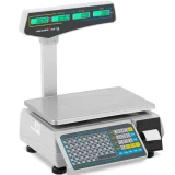Commercial store scale with LCD label printer, 30 kg / 15 g 2