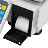 Commercial store scale with LCD label printer, 30 kg / 15 g 5
