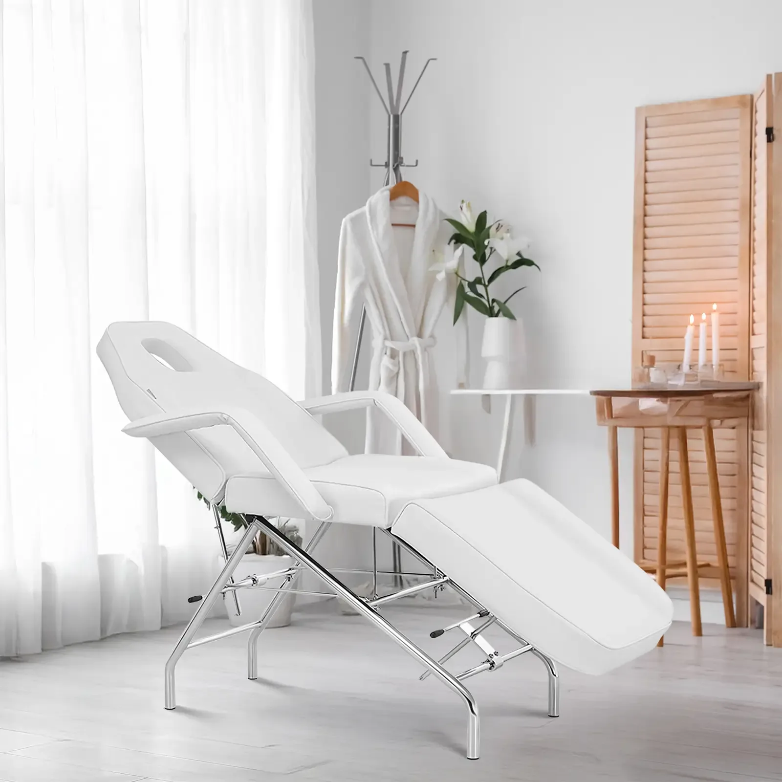 SPA MATERA Tattoo masszázs- és szépségápolási szék – Fehér 9