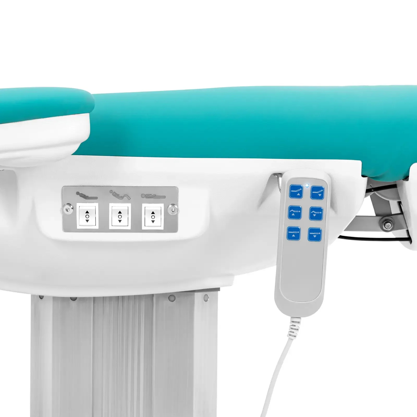 Elektrické masážne kreslo TIVOLI na tetovanie – modré 3