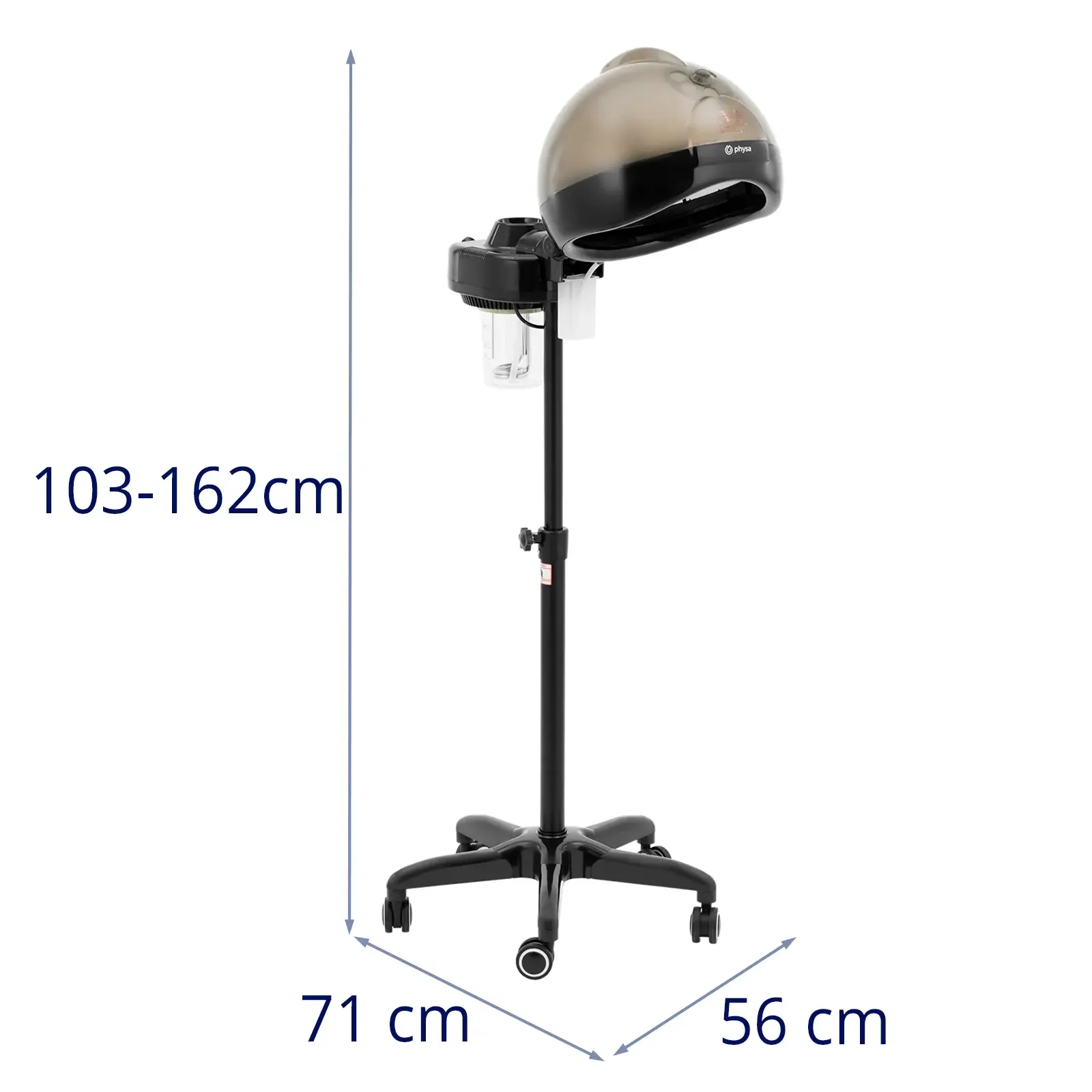 Sauna za frizerski salon, stojeći ovlaživač za njegu kose, 0,75 L, 750 W 7