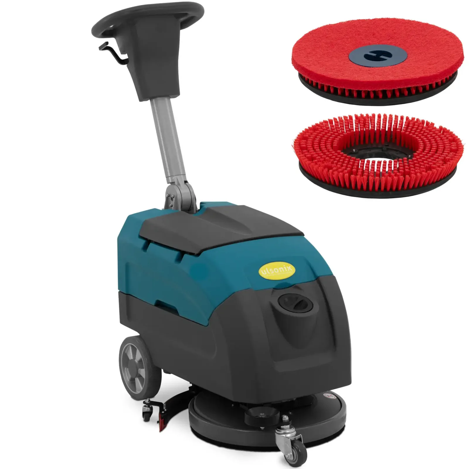 Akkus padlótisztító 40 cm 25 l 160 fordulat/perc