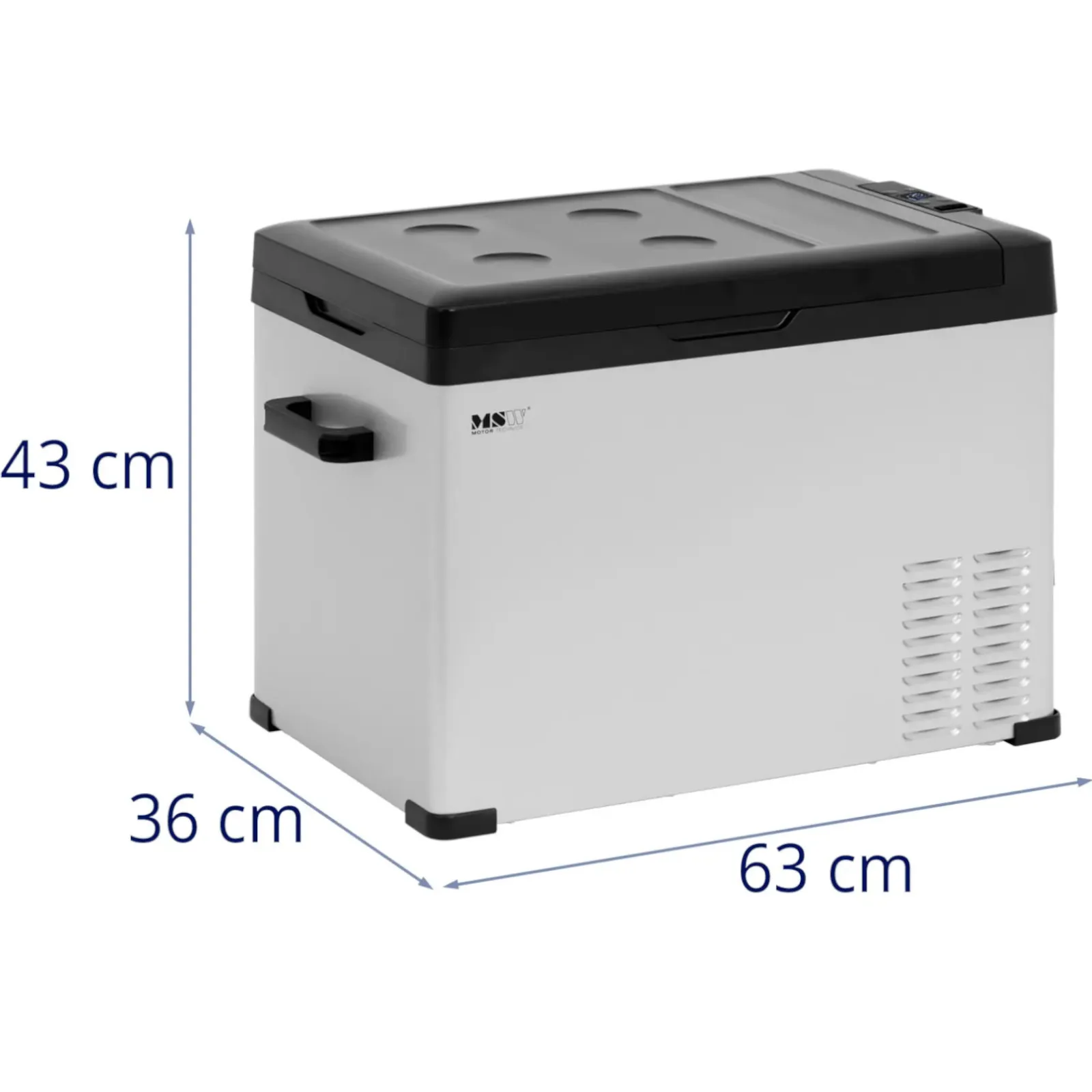 12/24 V 100–240 V -20 °C bis 20 °C 40 l tragbarer Kühl- und Gefrierschrank für das Auto 4