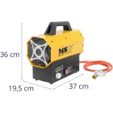 Gázüzemű építési fűtőberendezés/ventilátor akár 160 m²-ig, 20 kW 8