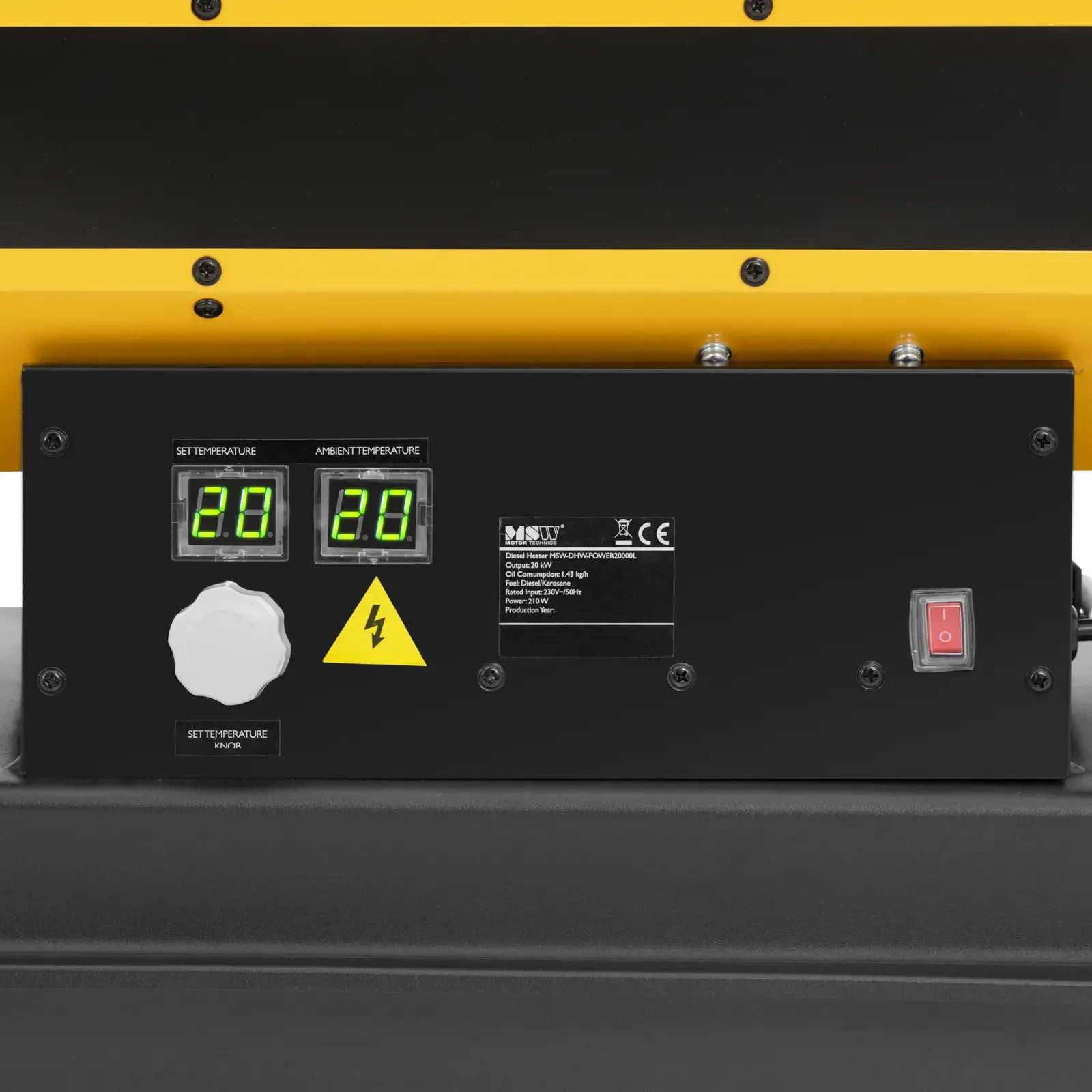 Încălzitor cu suflantă pe bază de petrol de 20 kW pentru încălzirea atelierelor, halelor și clădirilor 3