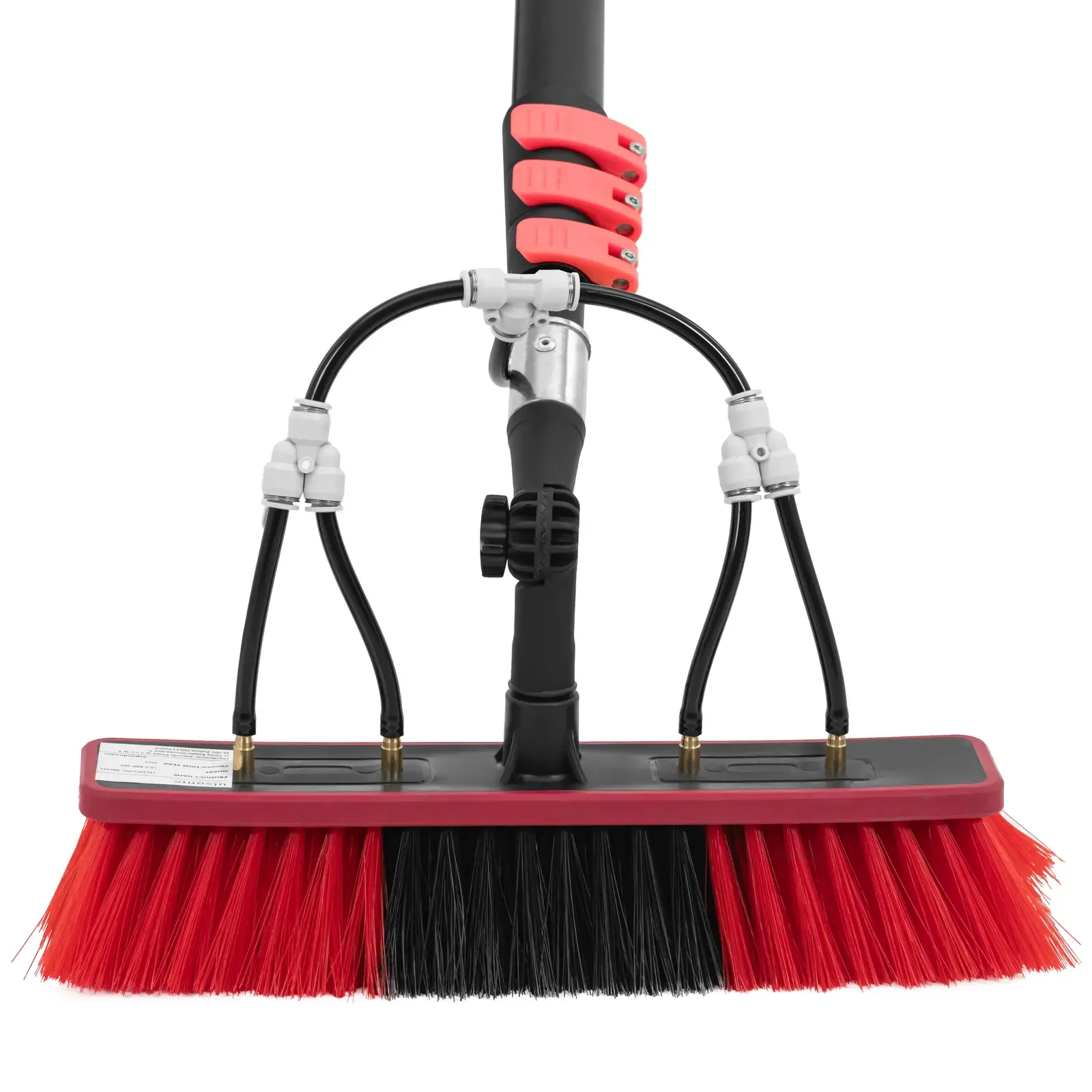 Teleszkópos ablakmosó kefe vízcsatlakozóval, 35 cm széles, 165–540 cm 3