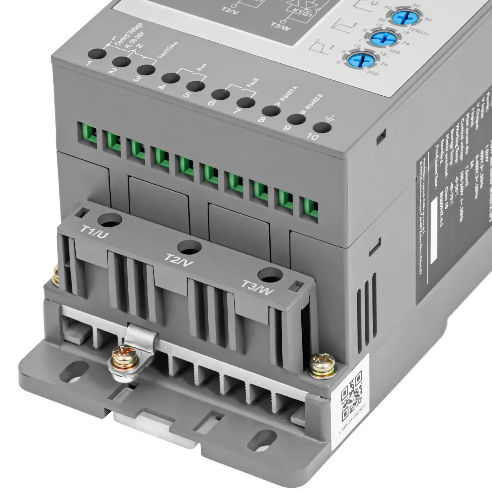 Lágyindító a motor zökkenőmentes beindításához 3 A 1,5 kW 400 / 100–240 V 5