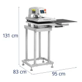 40x60 cm 2600 W dvostruka pneumatska preša za prijenos topline 9