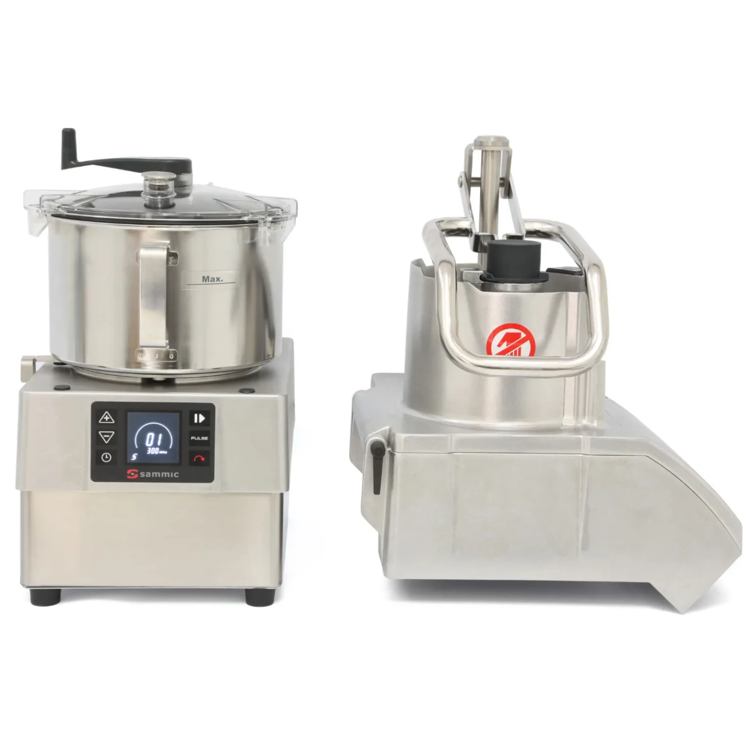 CK-45V 5,5 L 230 V 1500 W Tocător multifuncțional, emulsionator și tăietor cu capacitate mare - Sammic 1050769