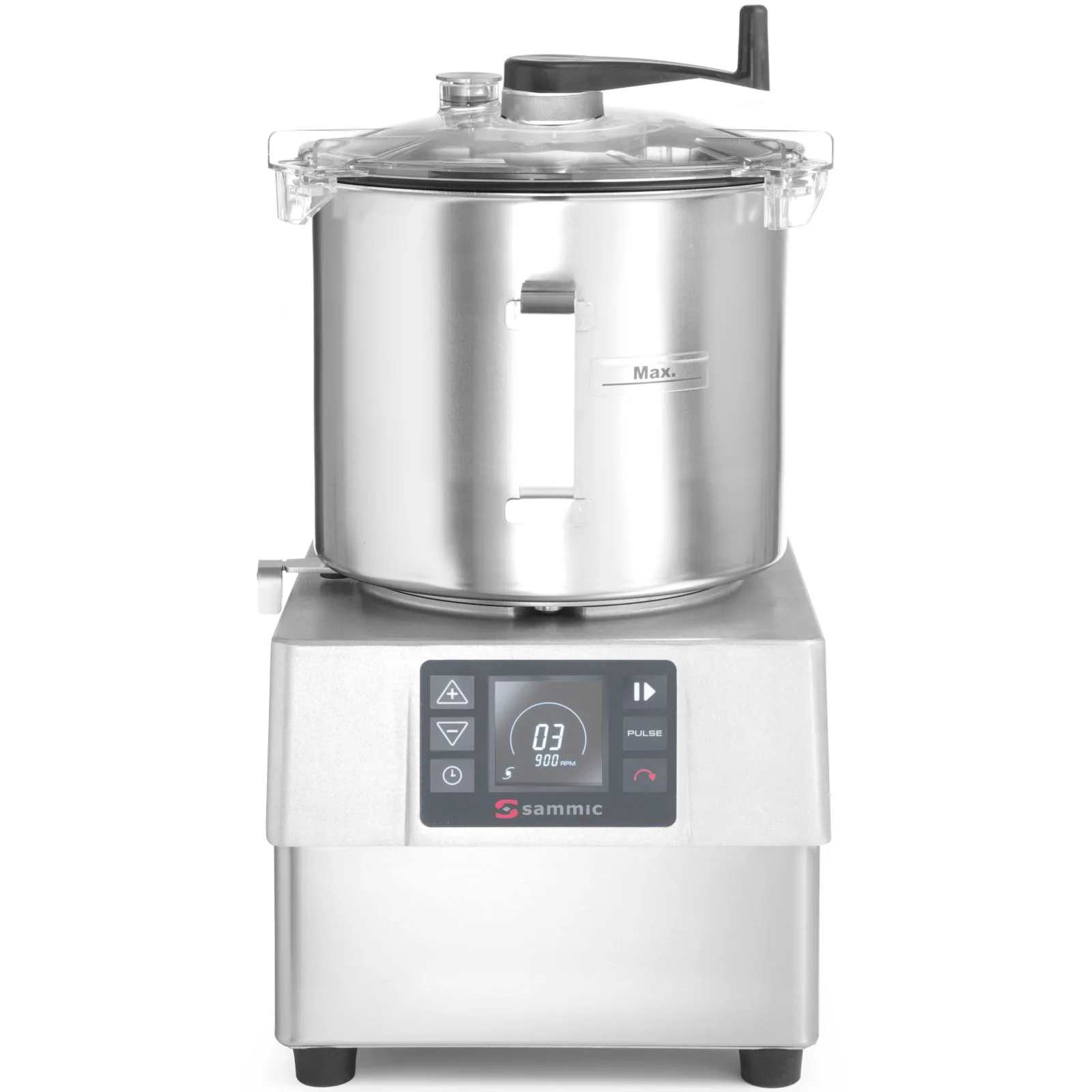 KE-8V Emulgeáló vágógép aprításhoz, daráláshoz és őrléshez, 8 l, 3000 fordulat/perc, 1500 W - Sammic 1050853