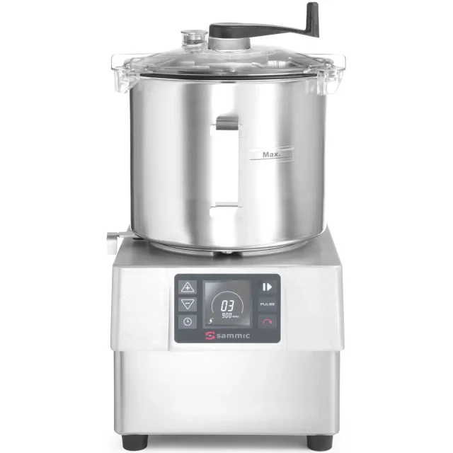 KE-8V Emulgeáló vágógép aprításhoz, daráláshoz és őrléshez, 8 l, 3000 fordulat/perc, 1500 W - Sammic 1050853