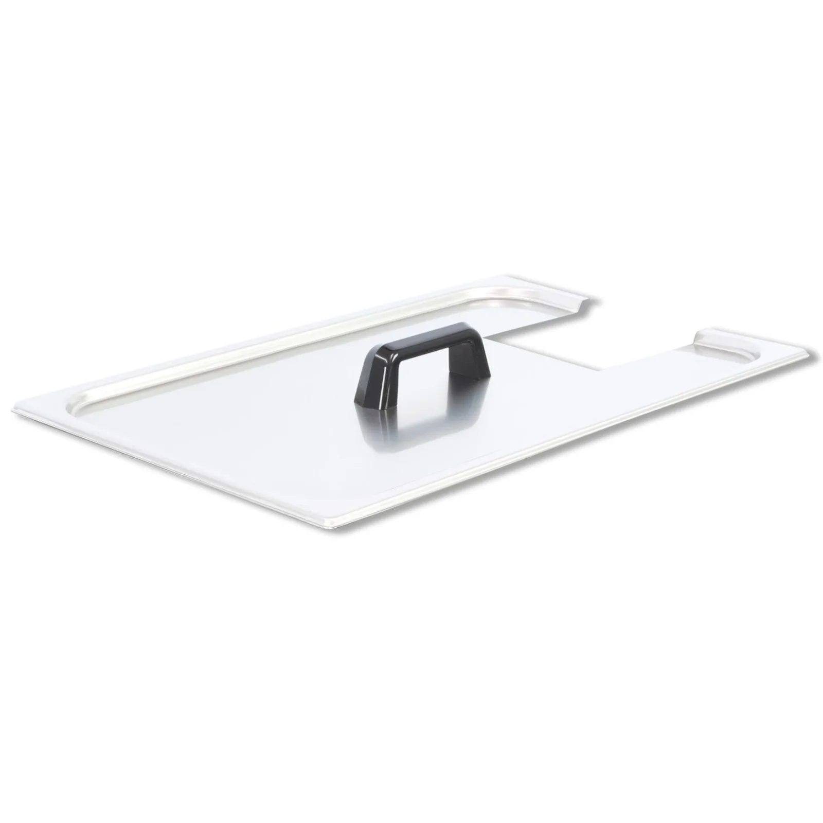 Fedél GN 1/1 tartályhoz, kivágással a SmartVide 5 cirkulátorhoz, 530x325 mm