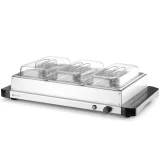 Podgrzewacz elektryczny płyta grzewcza do potraw 3x GN 1/3 400 W 2