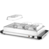 Podgrzewacz elektryczny płyta grzewcza do potraw 3x GN 1/3 400 W 5
