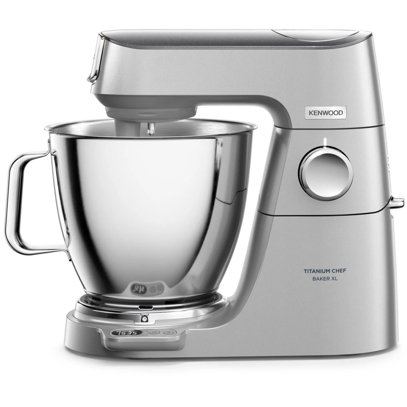 Titanium Chef Baker XL bolygókeverő 2 tállal (7 l és 5 l), 1200 W – ezüst