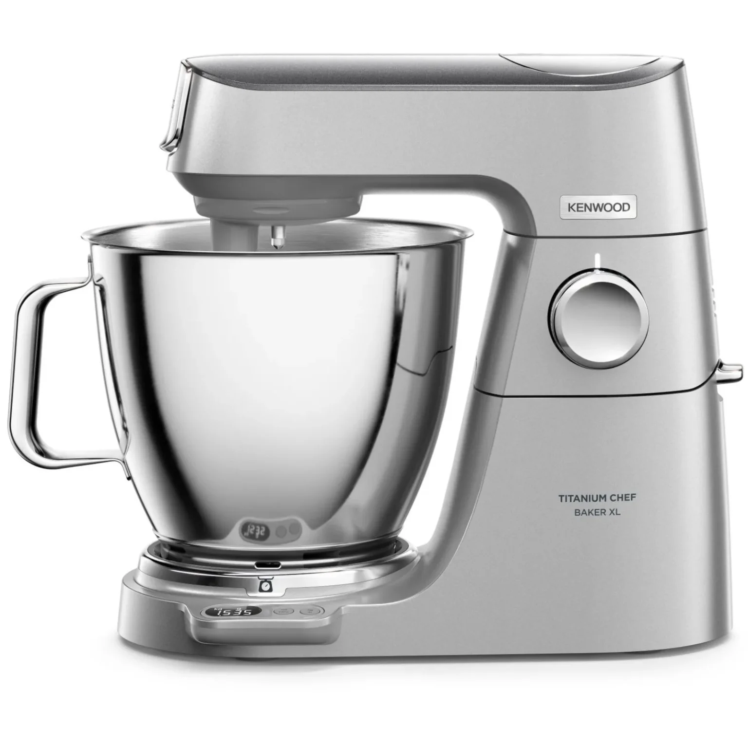 Planetarni mikser Titanium Chef Baker XL s dvije zdjele (7 L i 5 L), 1200 W - srebrni Planetarni mikser Titanium Chef Baker XL s dvije zdjele (7 L i 5 L), 1200 W - srebrni