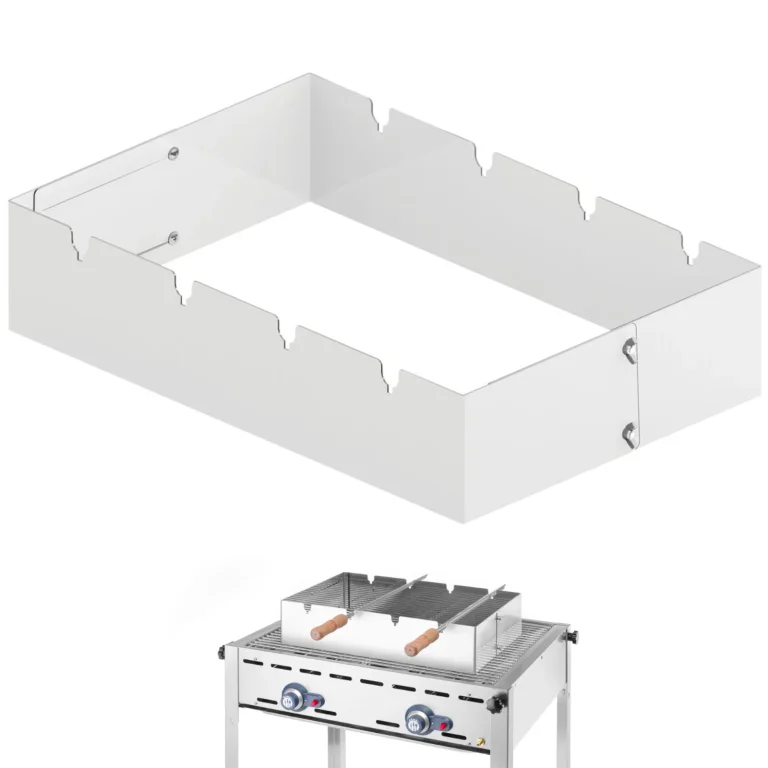 Téglalap alakú Churrasco barbecue nyárs 530x350x117 mm