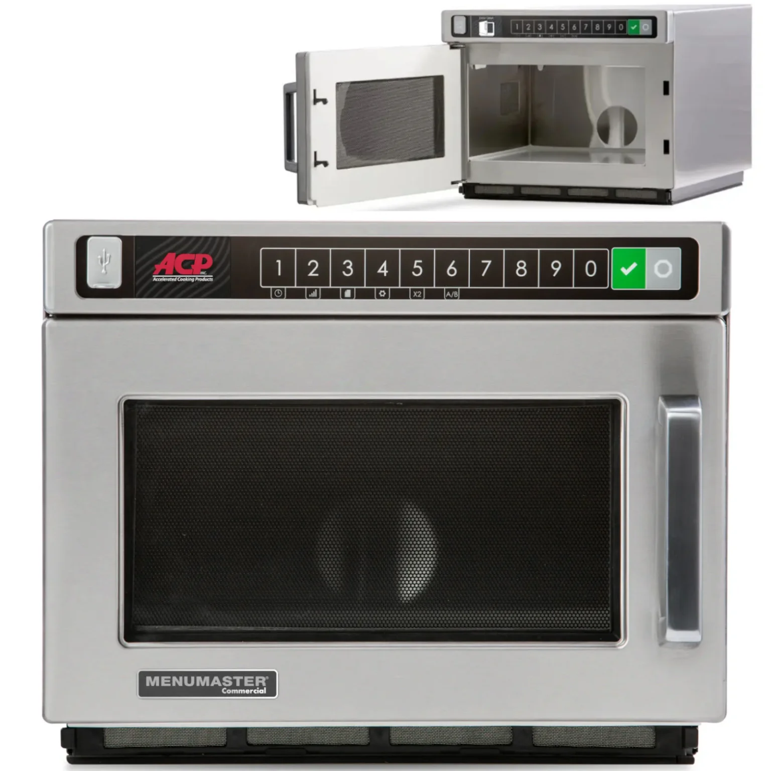 Cuptor cu microunde Menumaster DEC14E2, 100 de programe, 17 L, 1400 W, 230 V - Hendi 280133