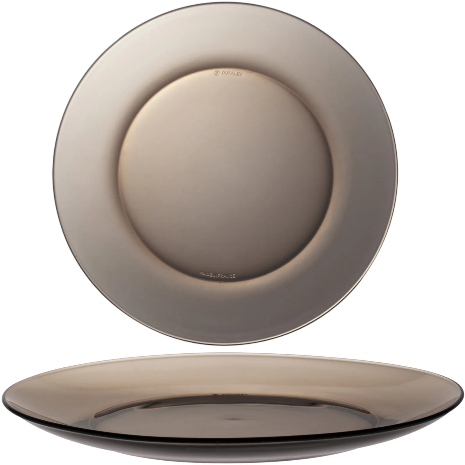 Duralex LYS SEPIA barna sekély tányér 235 x 20 mm - 6 darabos szett