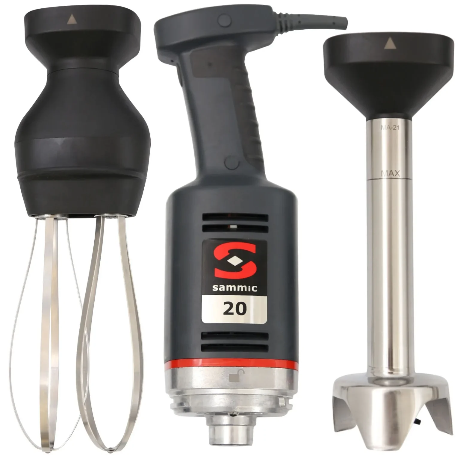 Ručný mixér MB-21 s výkonom 300 W a miešacou a šľahacou tyčou – Sammic 3030634 Ručný mixér MB-21 s výkonom 300 W a miešacou a šľahacou tyčou – Sammic 3030634