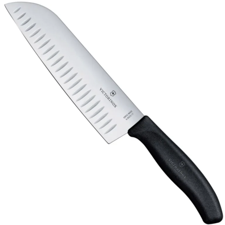 SWISS CLASSIC Santoku séfkés gömbölyű élű, 170/298 mm