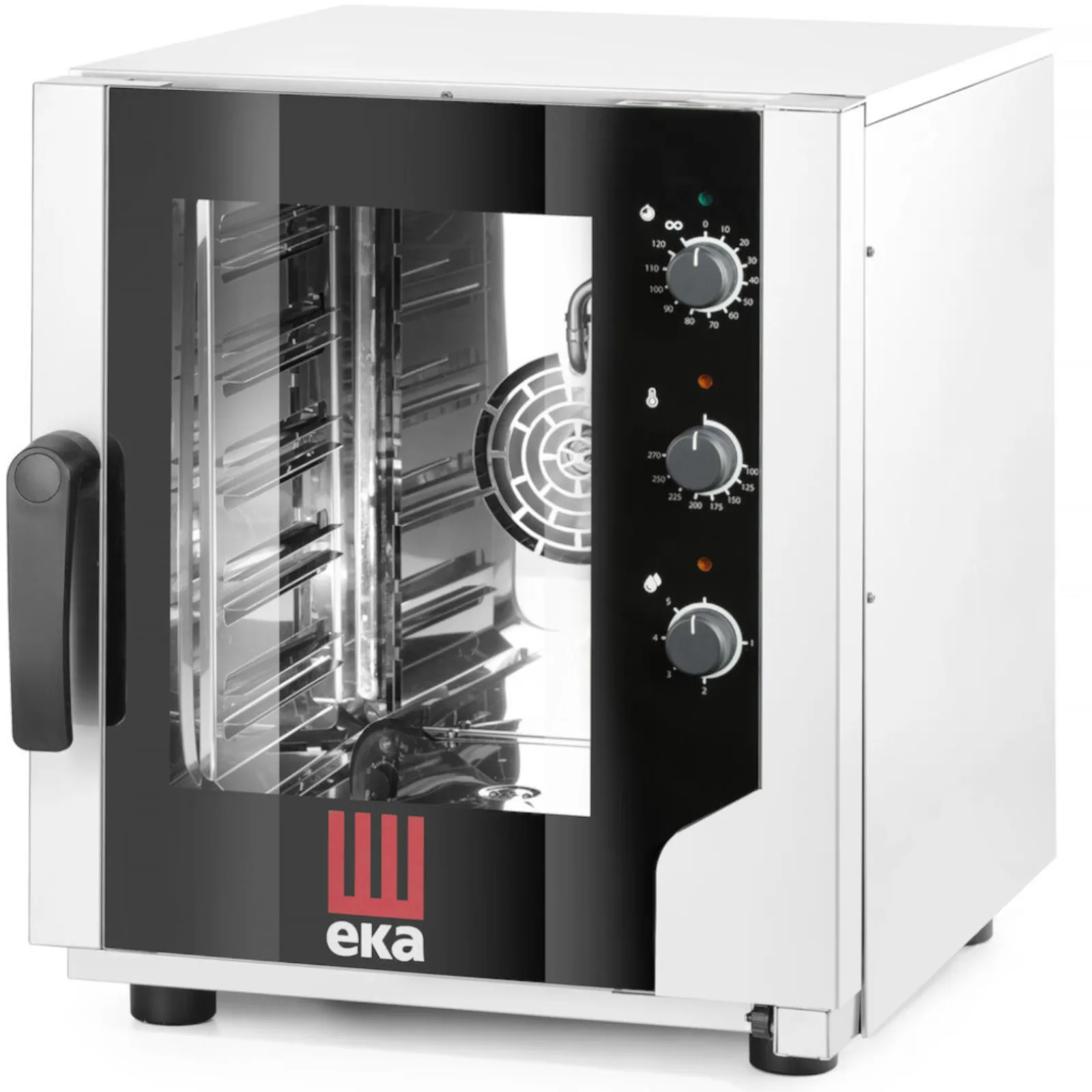 5 x GN 2/3 3.2 kW Electric Convection Steam Oven 3