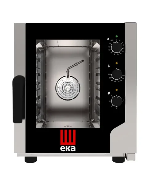 5 x GN 2/3 3,2 kW-os elektromos konvekciós gőzsütő