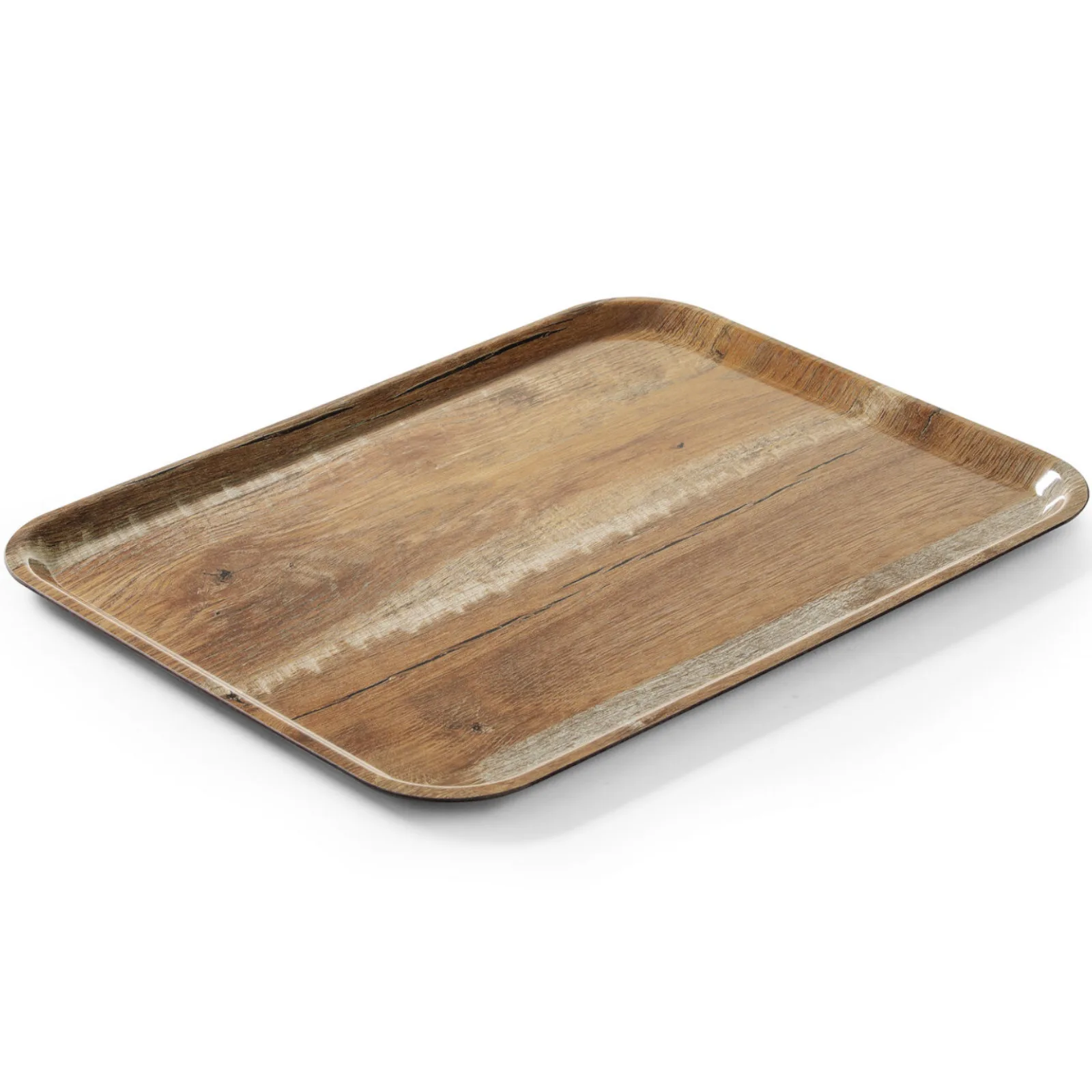 CAMBRO Capri 33x43 cm-es tálca – barna tölgy