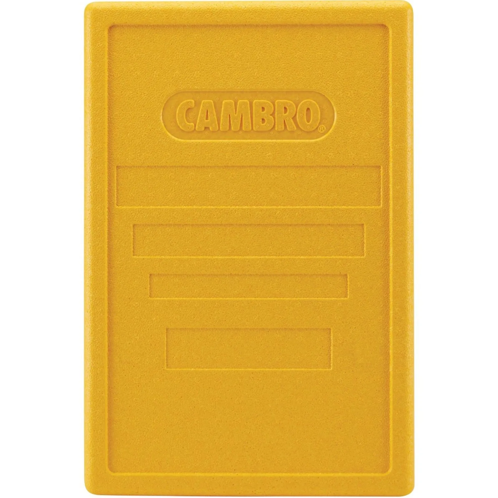 Fedél a Cam GoBox 600x400 mm-es, felülről tölthető konténerekhez – sárga 2