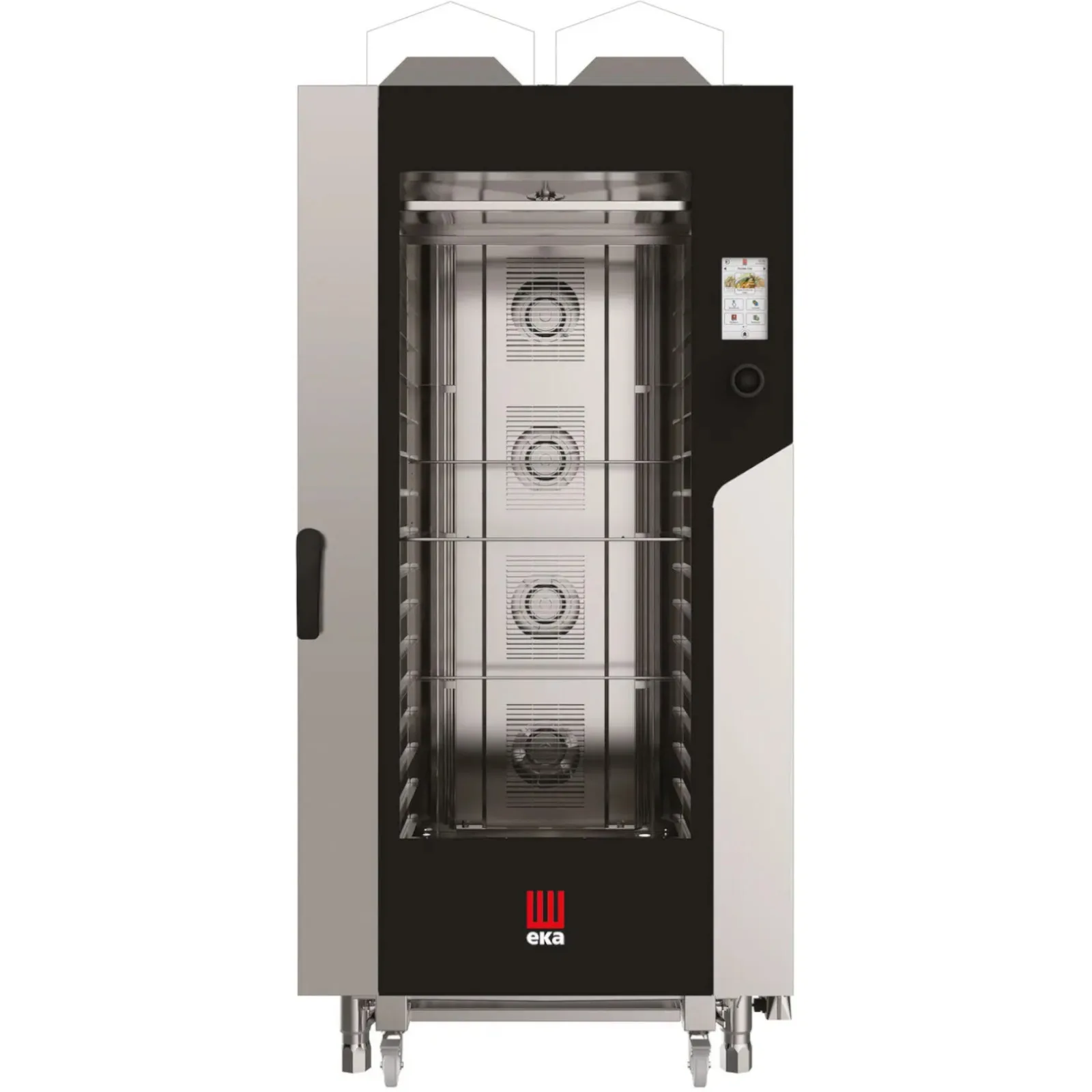 Millennial érintőképernyős péksüteményes gáz kombinált sütő 16 x 600 x 400 mm 30 kW