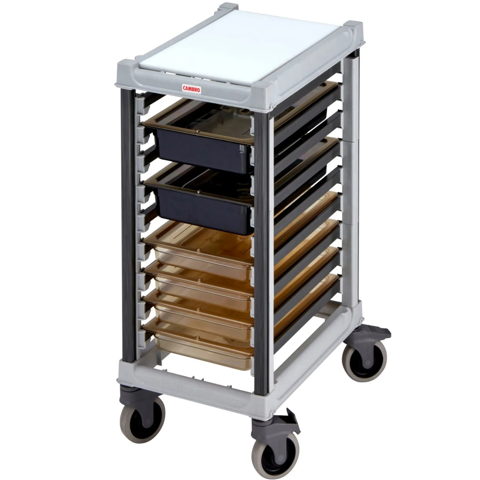 Camshelving 9x Cărucior de transport pentru containere GN 1/1 6