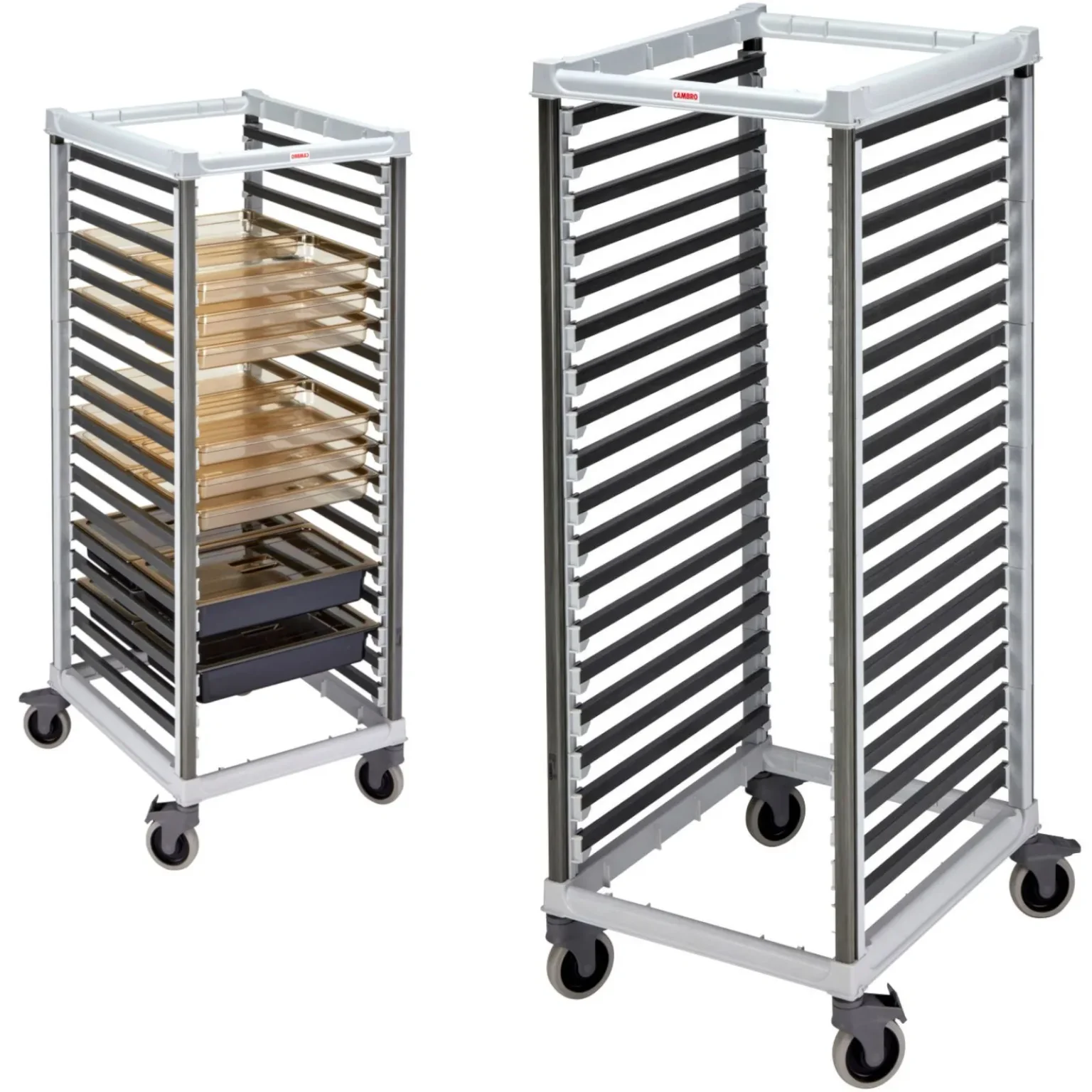 Cărucior de transport pentru containere Camshelving 18x GN 2/1 1/1