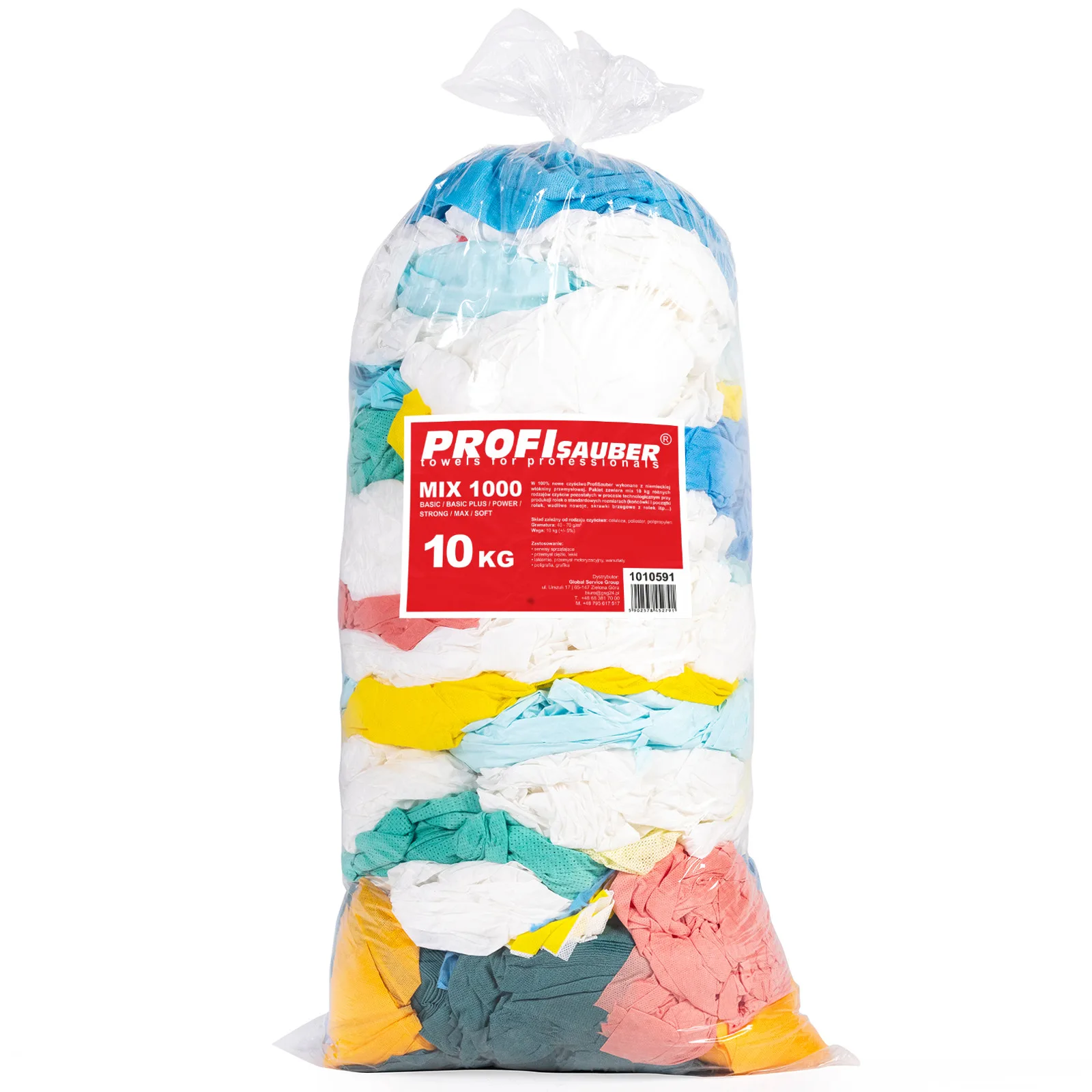 ProfiSauber nem szőtt tisztító kendők, különböző típusok, MIX 1000 - 10 kg