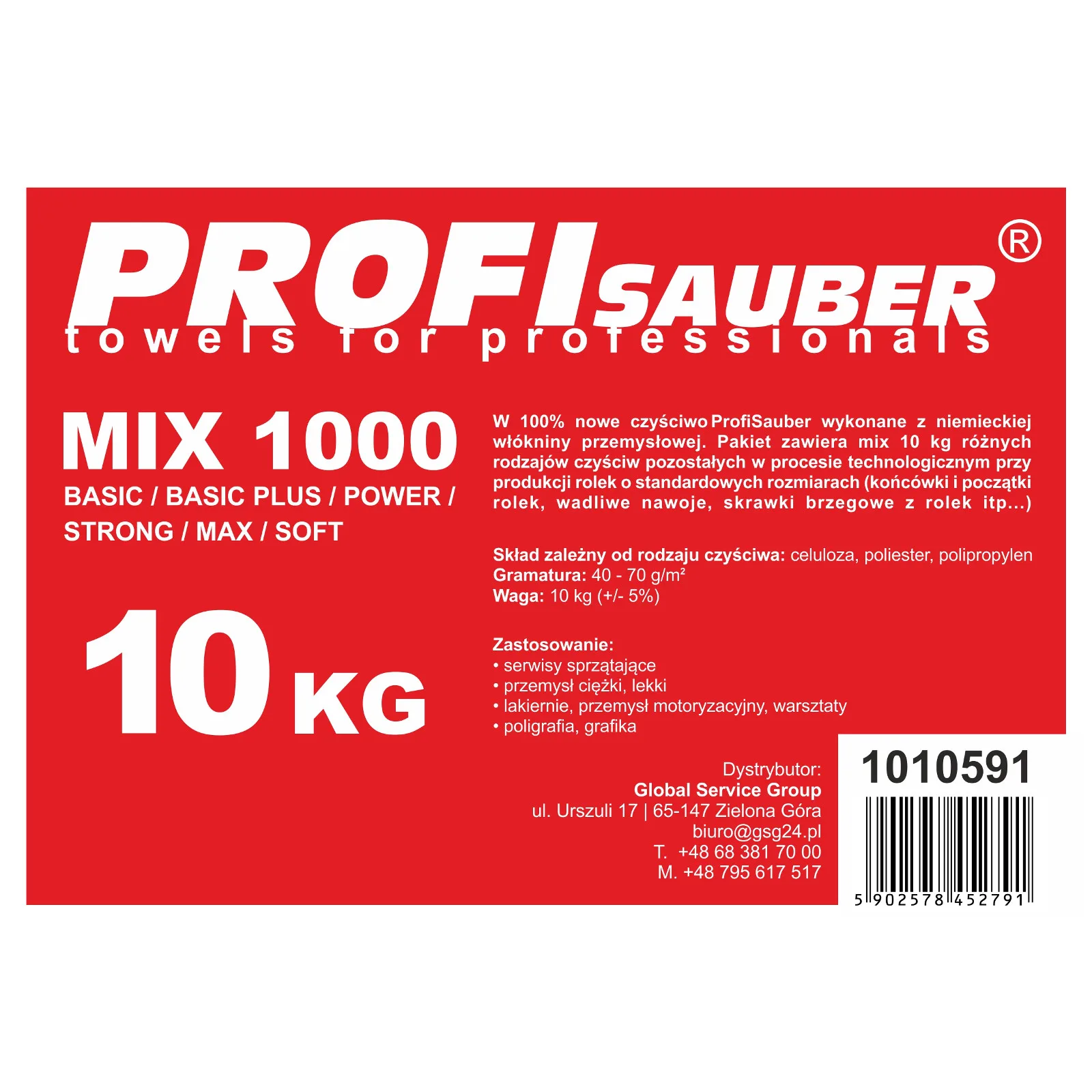 ProfiSauber netkane krpe za čišćenje, različite vrste, MIX 1000 - 10 kg 3