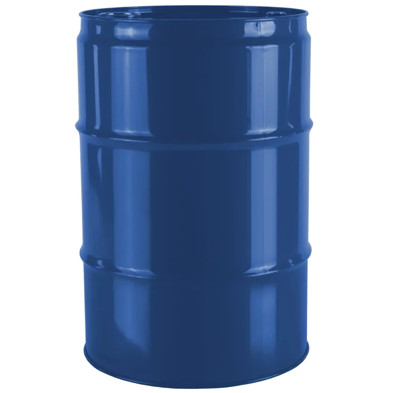 TH 60L acél fémhordó 2 3/4 hüvelykes dugókkal - NAVY BLUE