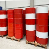 TH 216,5 L butoi metalic din oțel cu caneluri, dopuri de 3/4" și 2" - CULORI MIXTE 2