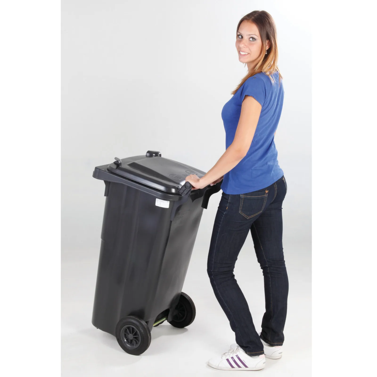 Europlast Austria certificirana kanta za otpad i smeće - plava 120 L 4