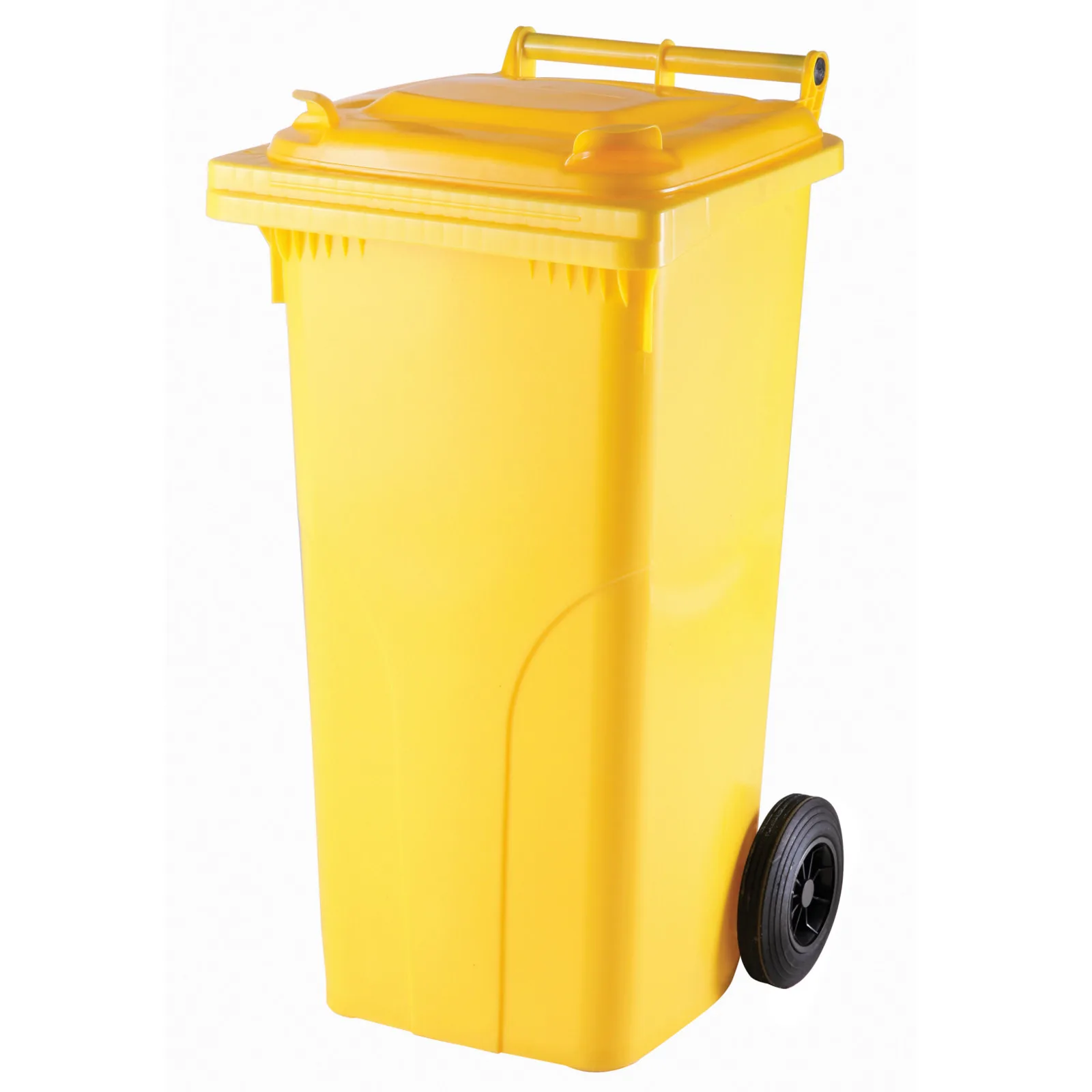 Hulladék- és szemétgyűjtő konténer TANÚSÍTVÁNYOK Europlast Austria - sárga 120 l