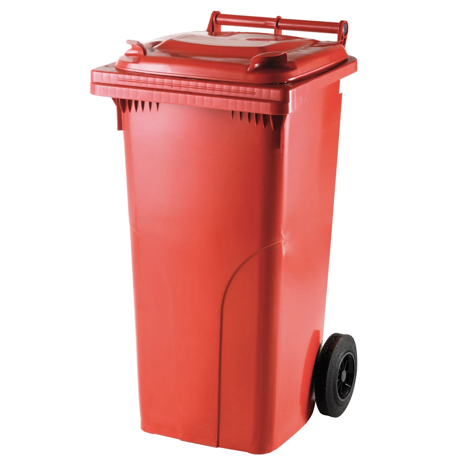 Hulladék- és szemétgyűjtő konténer TANÚSÍTVÁNYOK Europlast Austria - piros 120 l