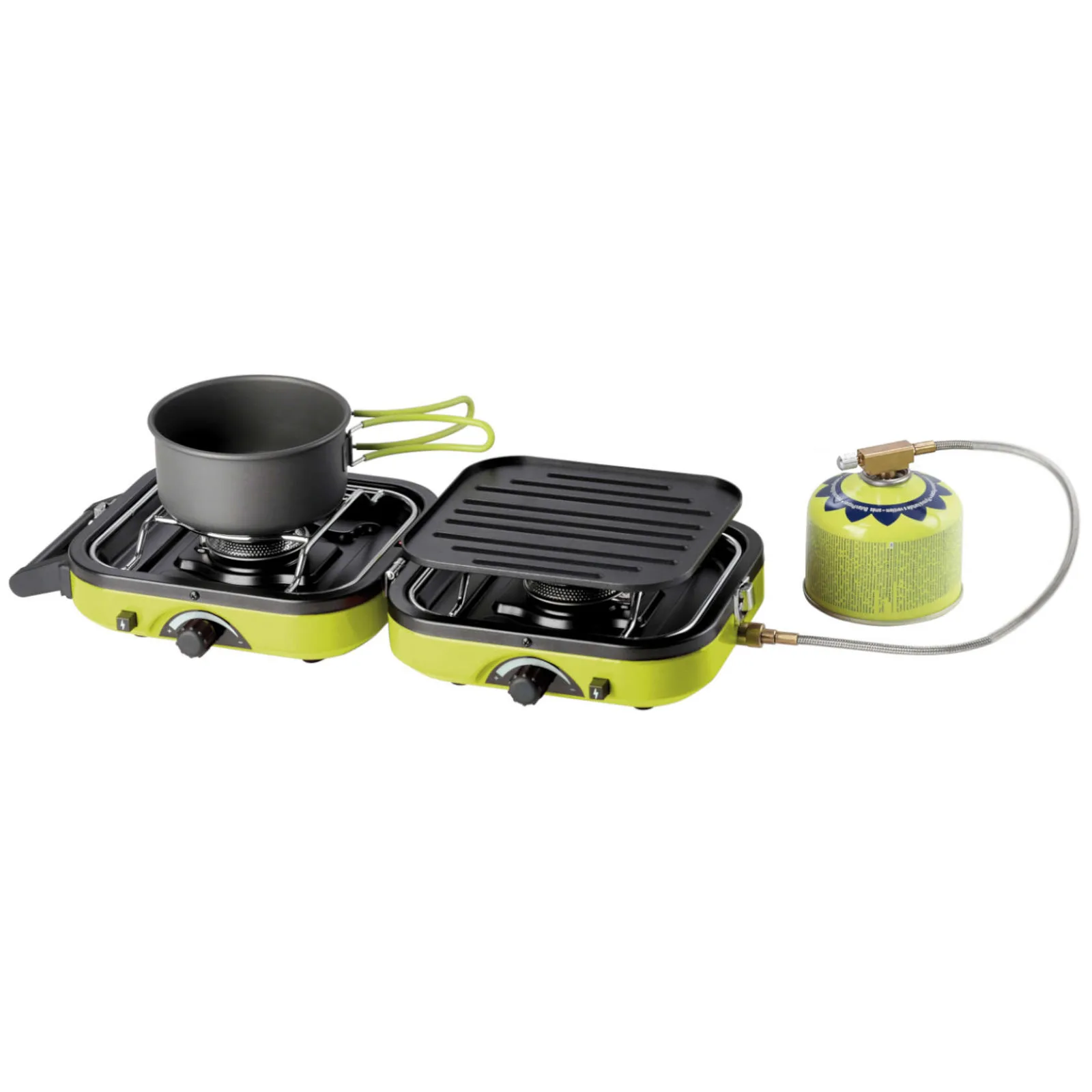 DUAL COMPACT + GRILL dupla kempingfőző