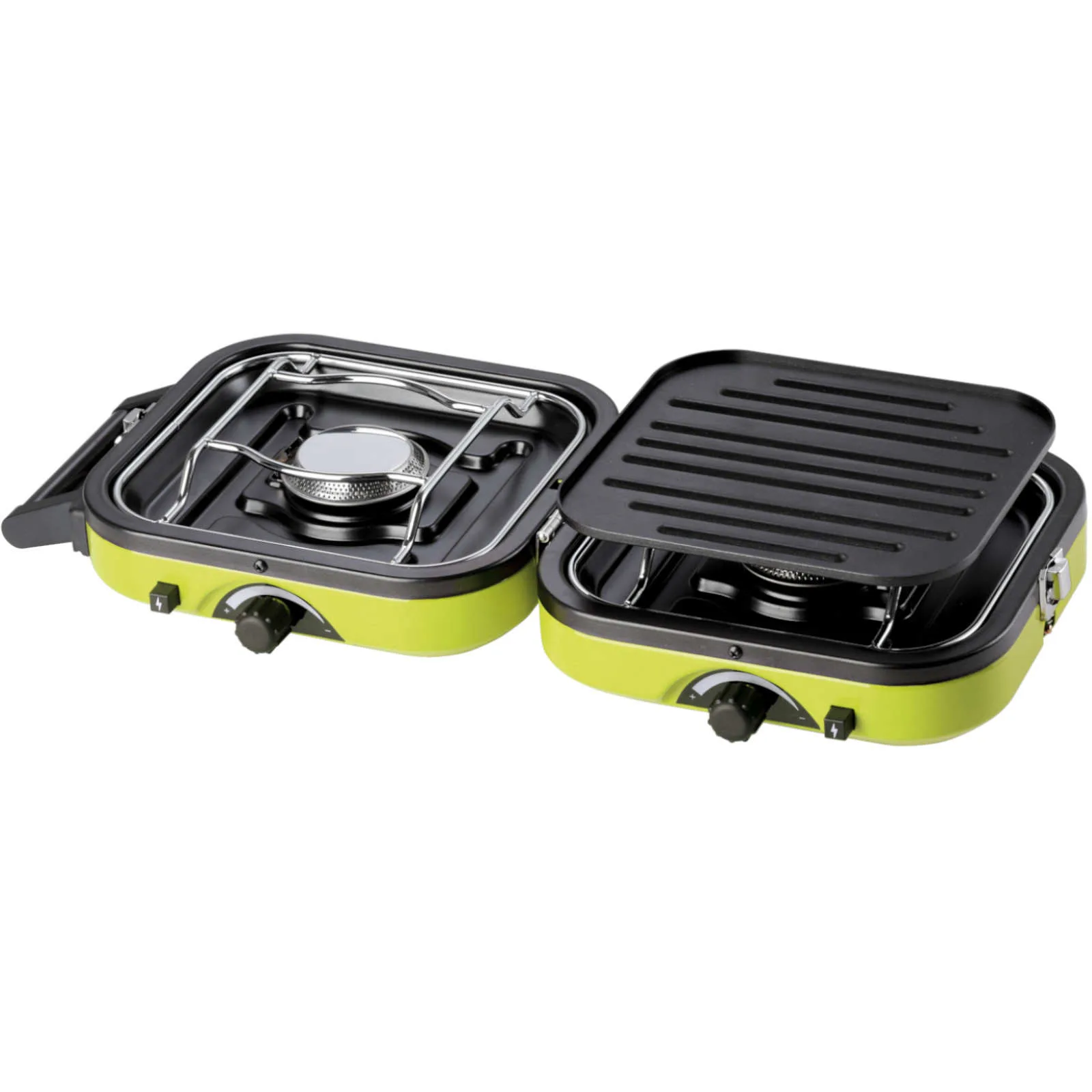 DUAL COMPACT + GRILL double camping stove 3