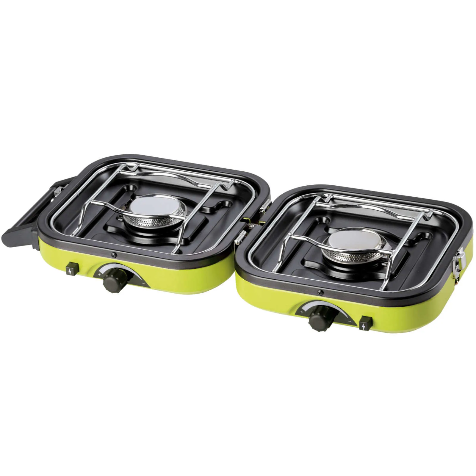 DUAL COMPACT + GRILL double camping stove 4