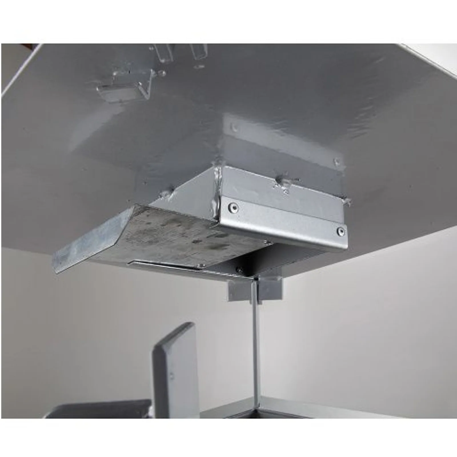 Straßenabfallbehälter mit Aschenbecher und herausnehmbarem Beutel, Metall + Holz, 65 l 3