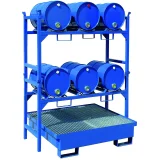 Wanna wychwytowa metalowa na 4 beczki 200L 120x120cm 3